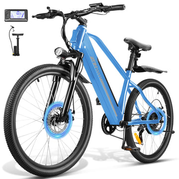 15s ZNH Electric Bike for adults,UL 2849,7-Speed,Blue