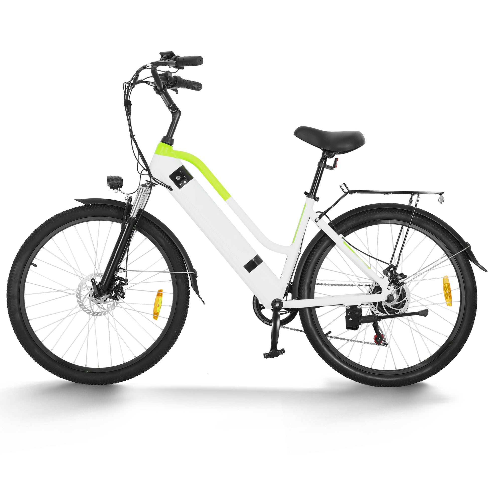 ncm milano 26 trekking urban e-bike INTHEAIR Step-Through City Electric Bike For Unisex 26*1.95” 350W Motor 36V 10A Battery Black