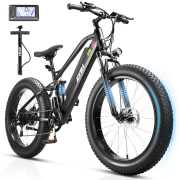 ZNH-08，All-Terrain Fat Tire Electric Bike – 1000W Motor, 50 Miles Range